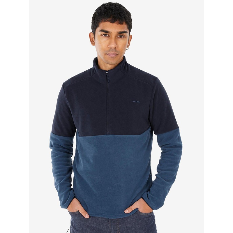 Decathlon QUECHUA Men Half Zip Fleece Jacket