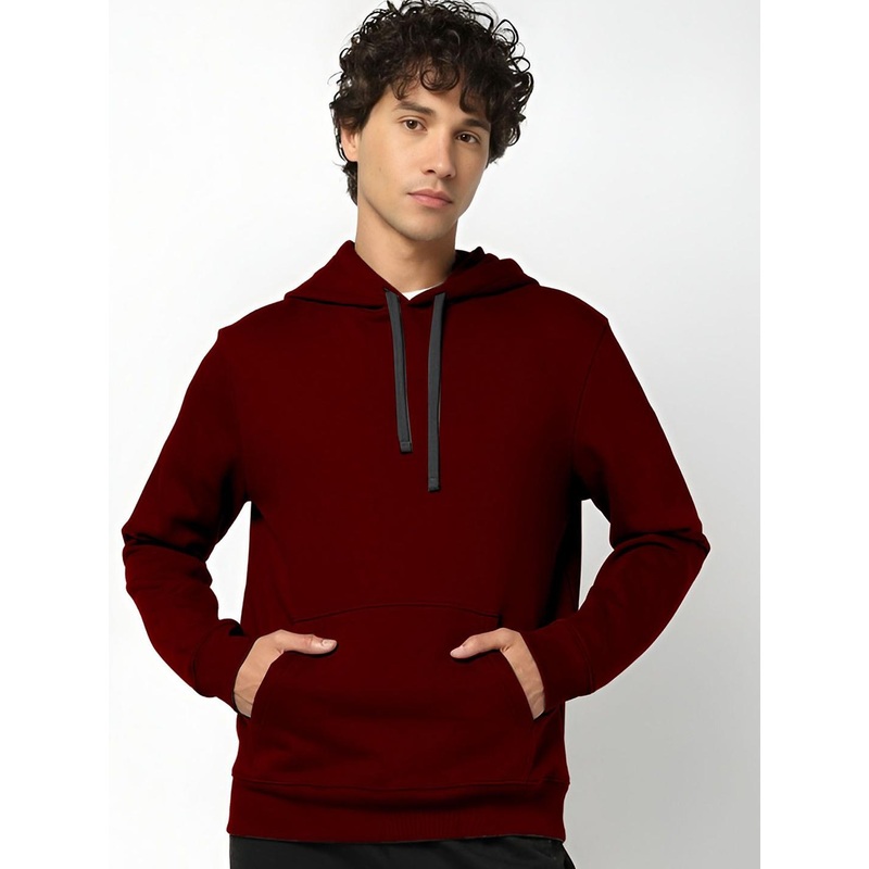 AUSK Men Hooded Full Sleeves pullover Sweatshirts