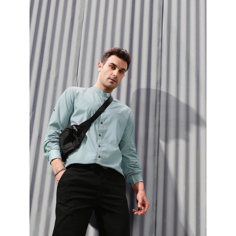 Roadster Men Blue Opaque Casual Shirt