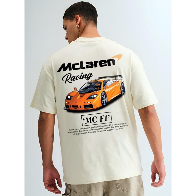 BDSQUARE Men Graphic Printed Oversized T-shirt