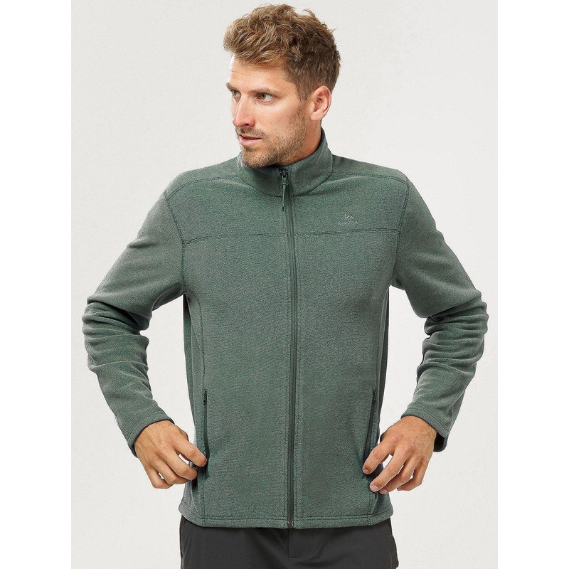 Decathlon Men Stand Collar Solid Sporty Jacket