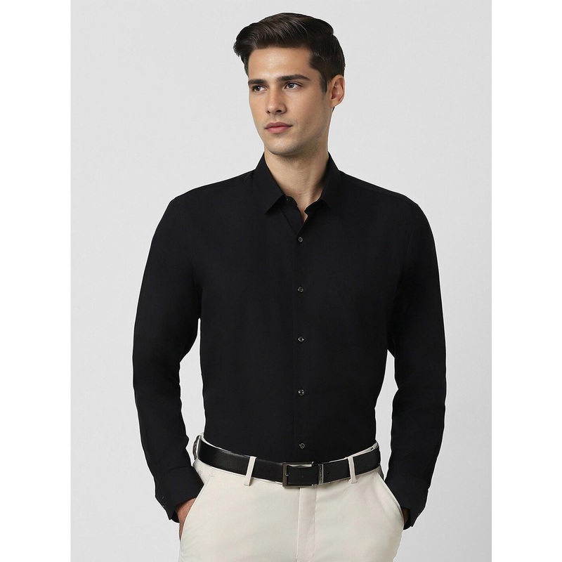 Peter England Spread Collar Long Sleeves Formal Shirt