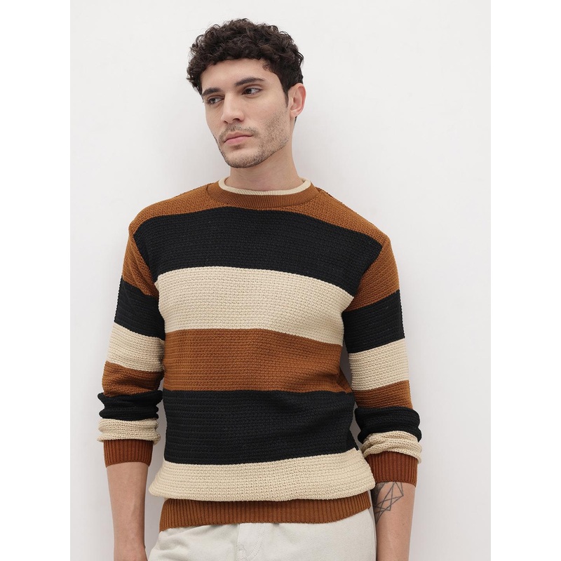 The Roadster Life Co. Striped Pullover
