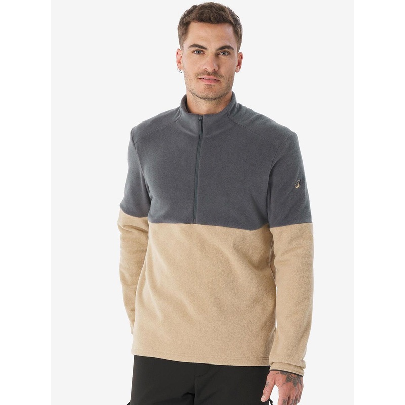 Decathlon Men Stand Collar Colourblocked Sporty Jacket