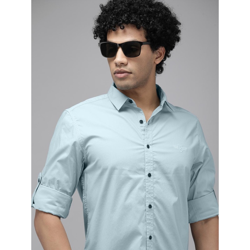 Roadster Men Arona Slim Fit Opaque Formal Shirt