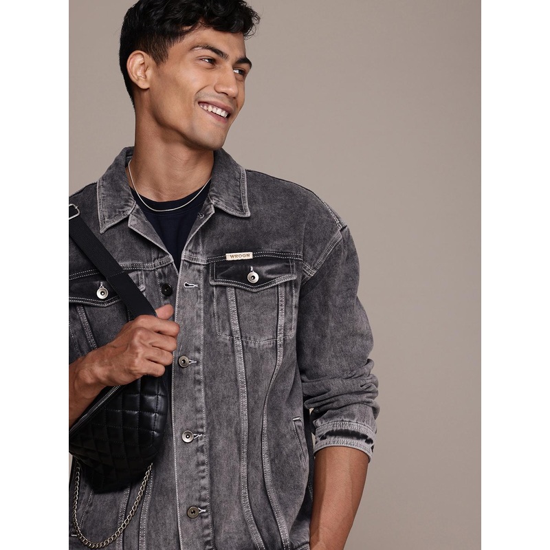 WROGN Pure Cotton Denim Jacket