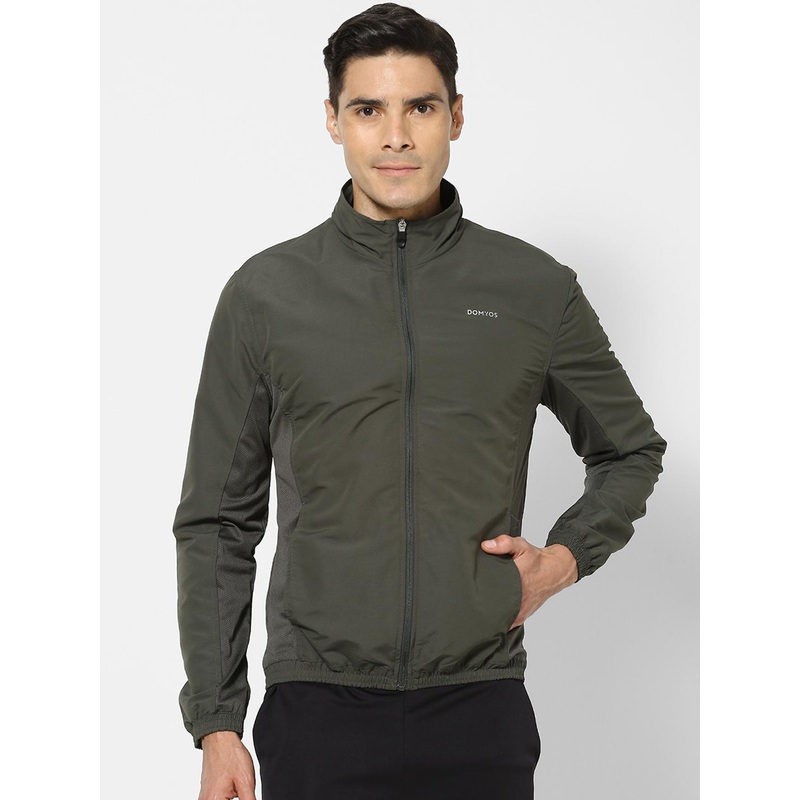 Decathlon DOMYOS Men Khaki Dry-Fit Training Jacket