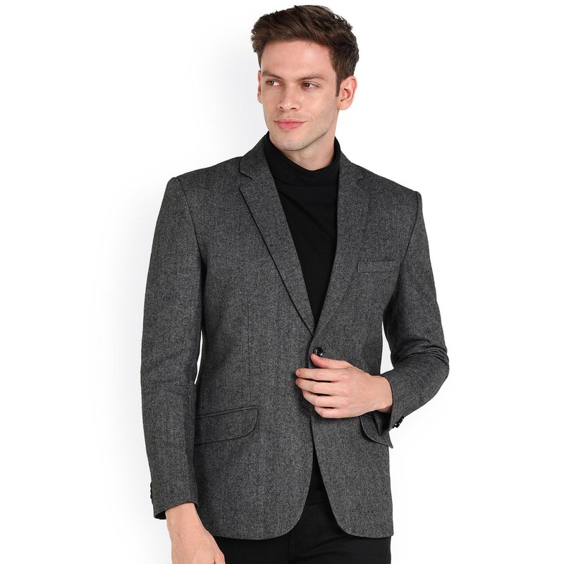 ESSENTIELE Notched Lapel Single Breasted Blazer