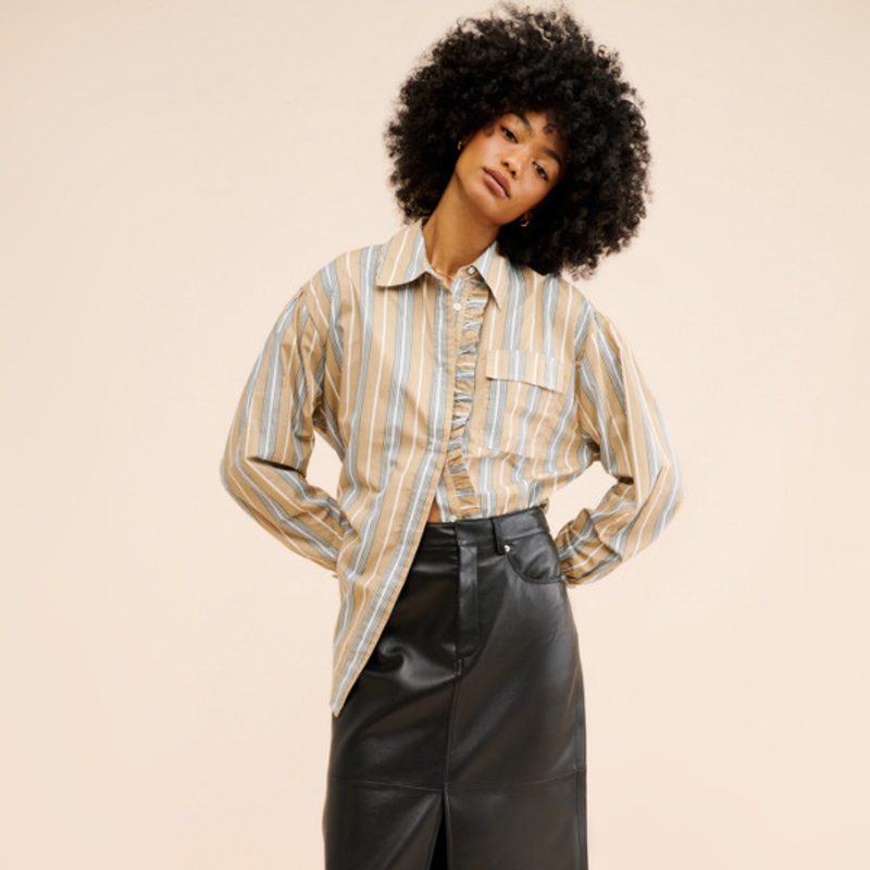 Done Deal Vegan Leather Skirt