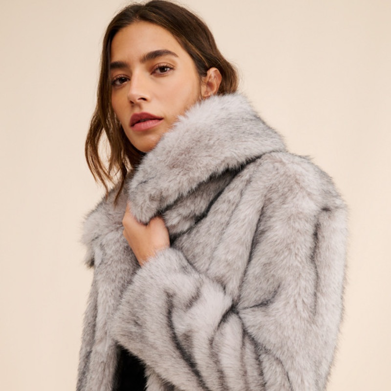 Fox Faux Fur Jacket