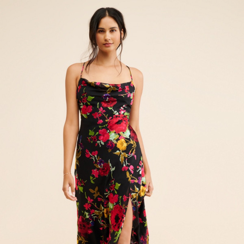 Gaia Slip Midi Dress