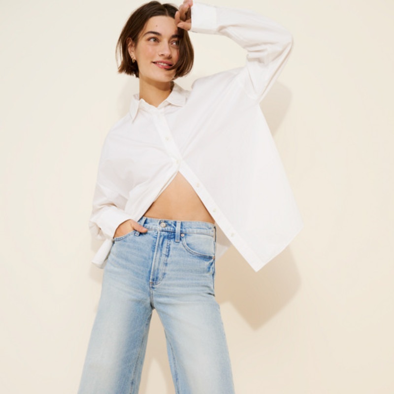 Lana Crop Cuffed Jeans