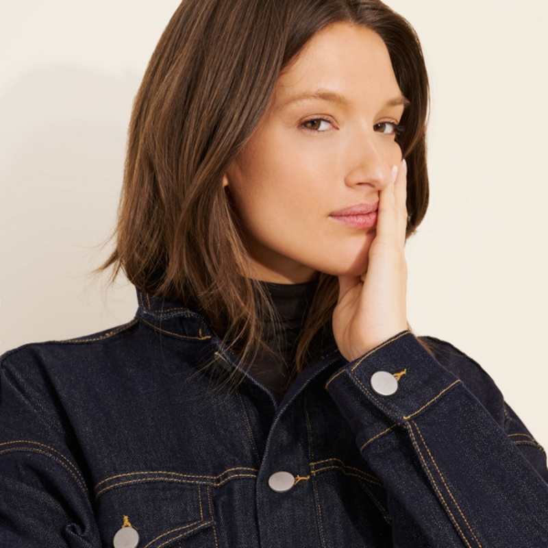 Maternity Trucker Jacket