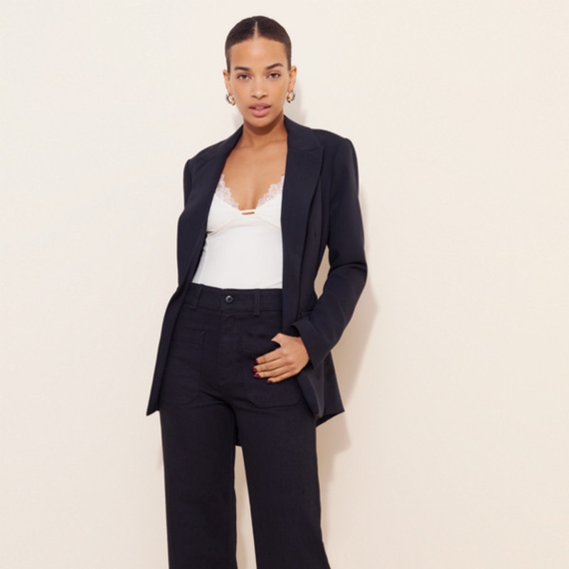 Sailor Wide-Leg High-Rise Jeans