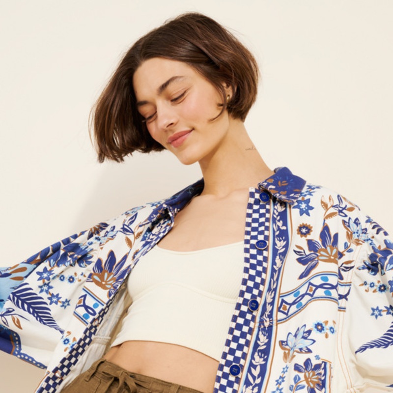 Ana Tapestry Tropical Jacket