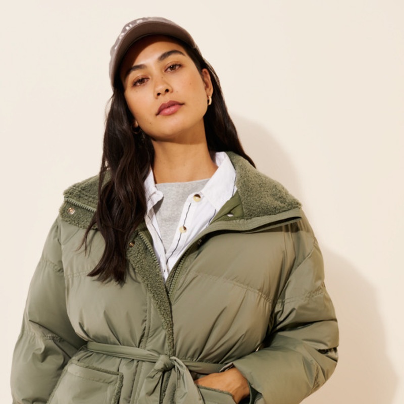 Belted Puffer Jacket