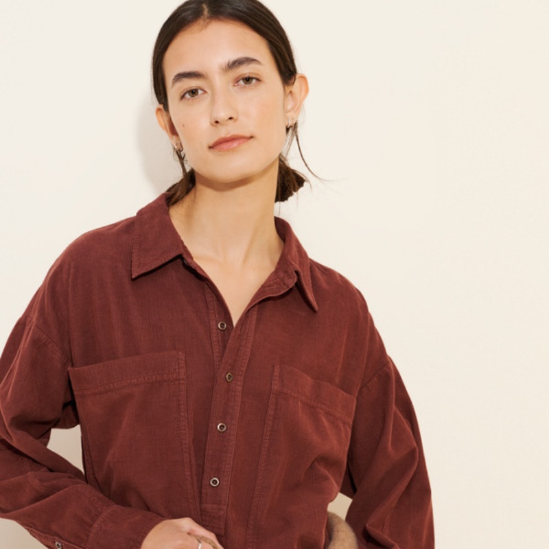 Corduroy Popover Buttondown