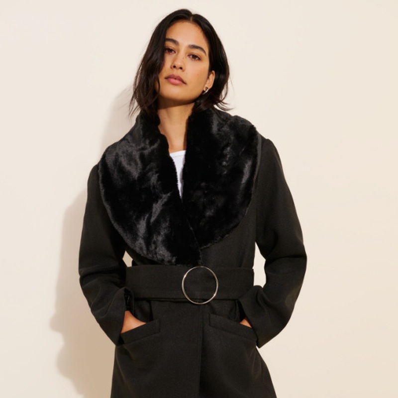 Endless Longline Belted Coat