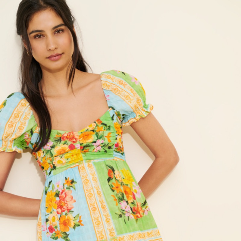 Annabelle Puff Sleeve Mini Dress