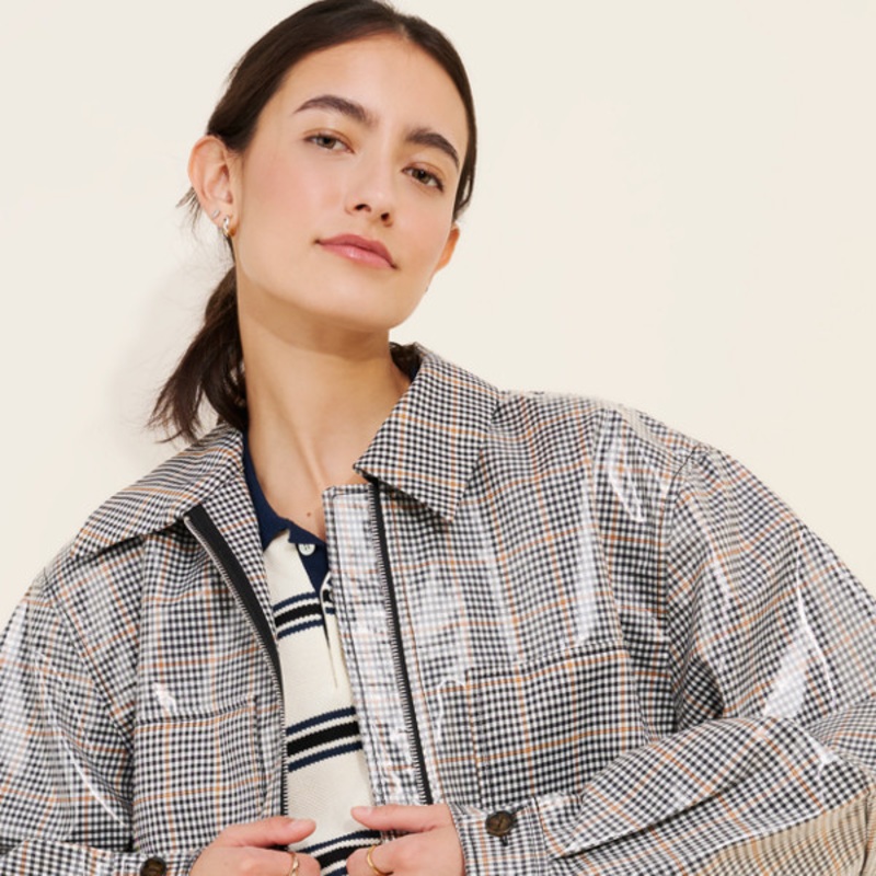 Bathilde Patent Jacket