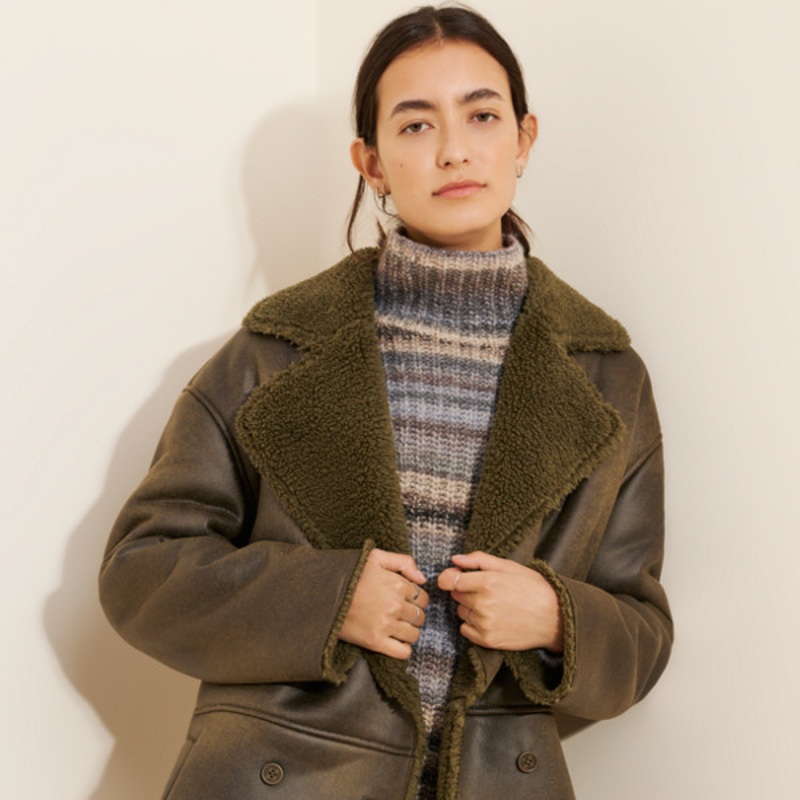 Danica Vegan Suede Coat