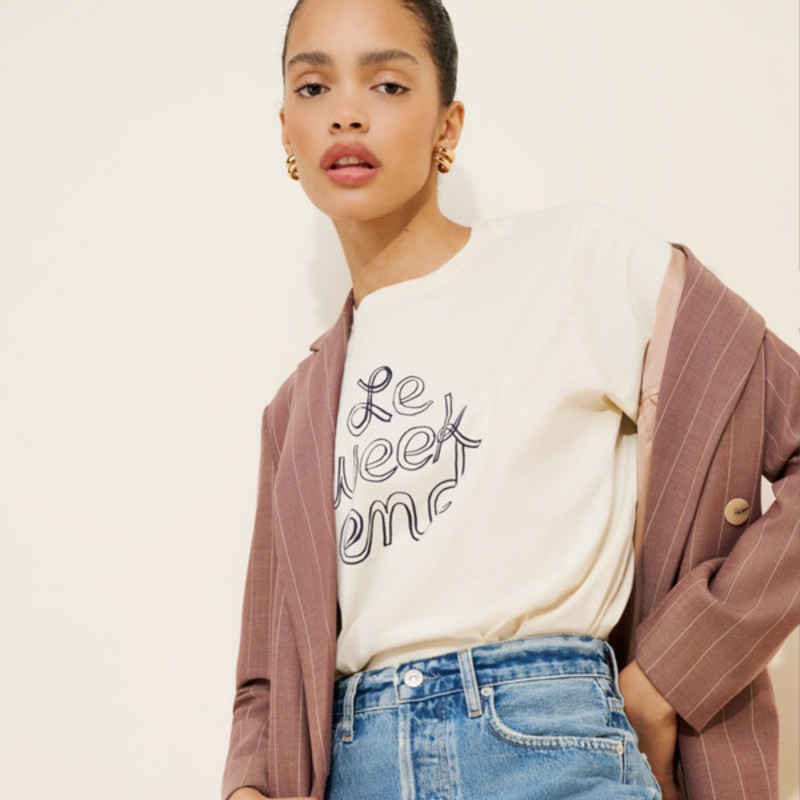 Marlow Long Denim Distressed Shorts