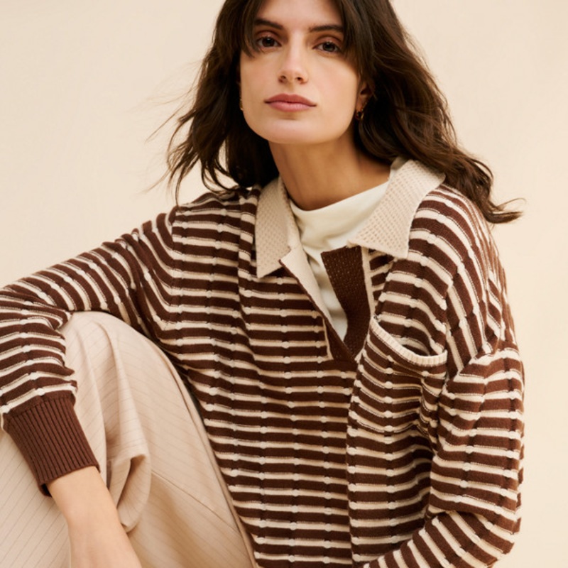 Collared Pullover Sweater