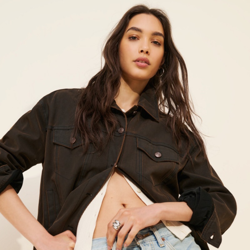 The Easy Rider Mid-Rise Denim Shorts