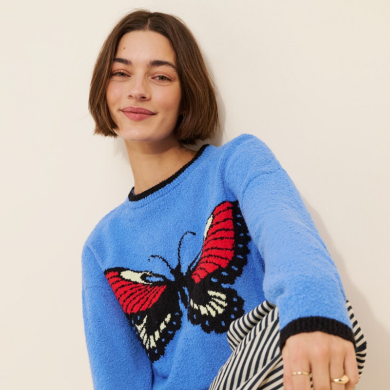 Butterfly Pullover Sweater
