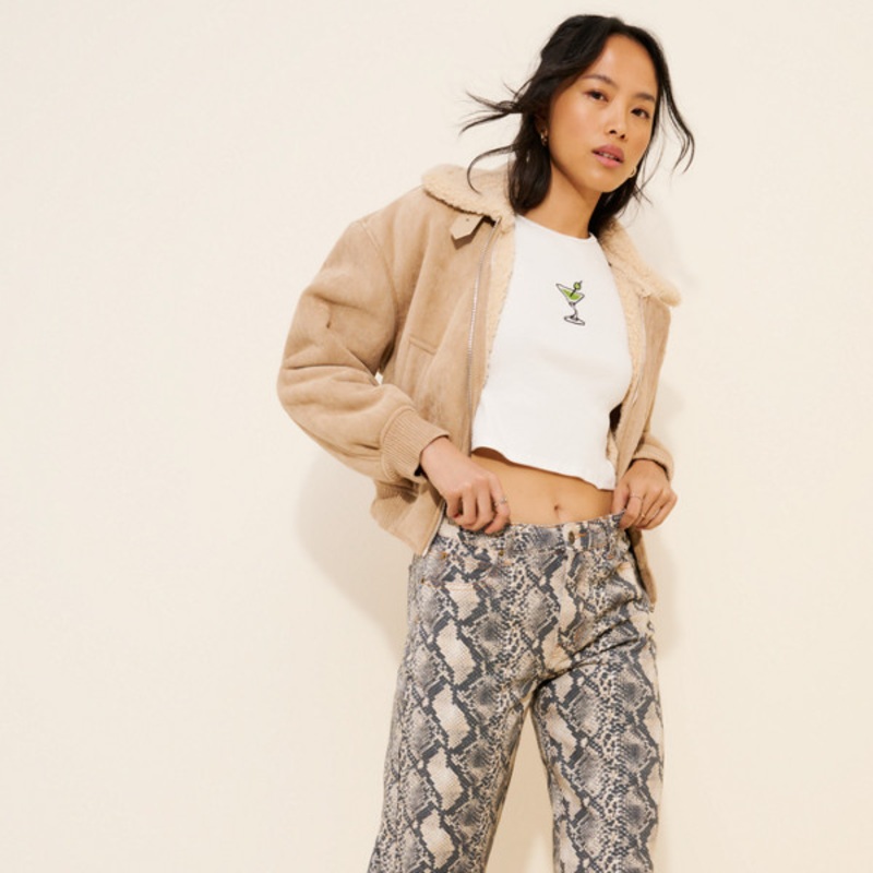 Top Model Snakeskin Jeans