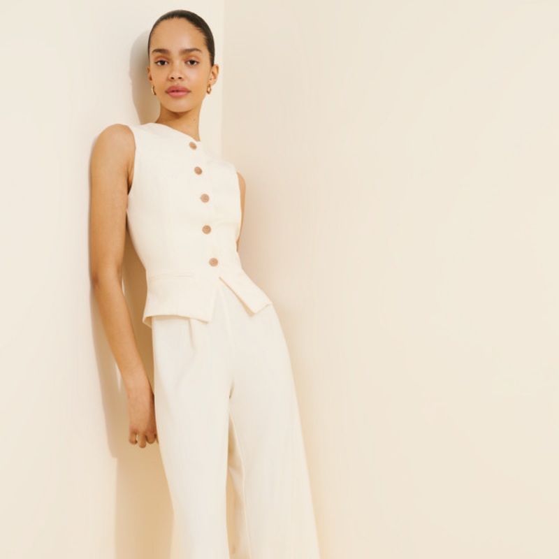 Twofer Waistcoat Jumpsuit