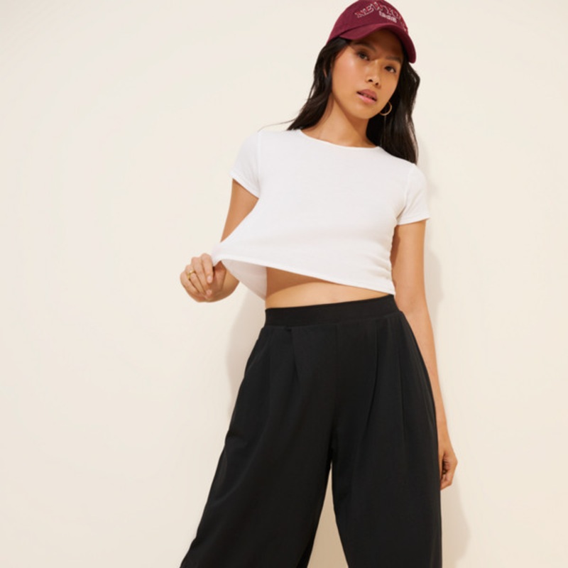 Drape Wide Leg Pants