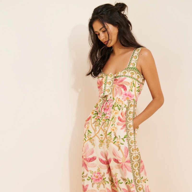 Palm Dream Strappy Jumpsuit