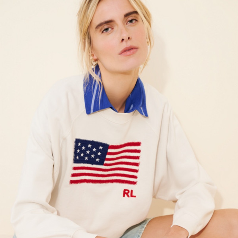 Logo Flag French Terry Sweatshirt