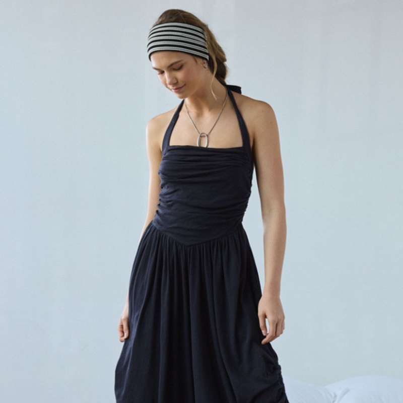 Sunkissed Ruched Barrel Leg Jumpsuit