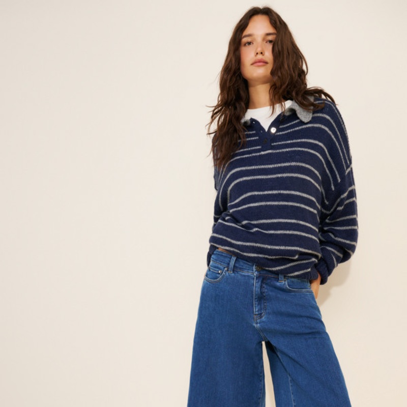 Briony Below-The-Knee Denim Shorts