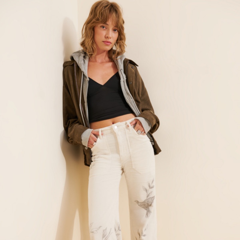 The Rylan Relaxed High-Rise Flare Corduroy Jeans