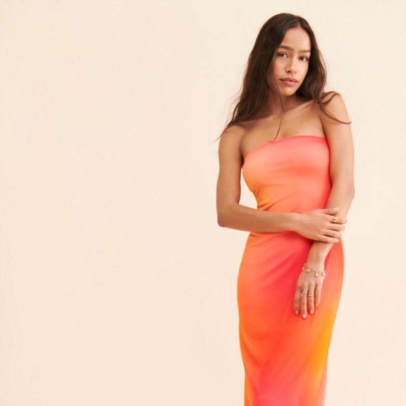 Zara Ombre Maxi Dress