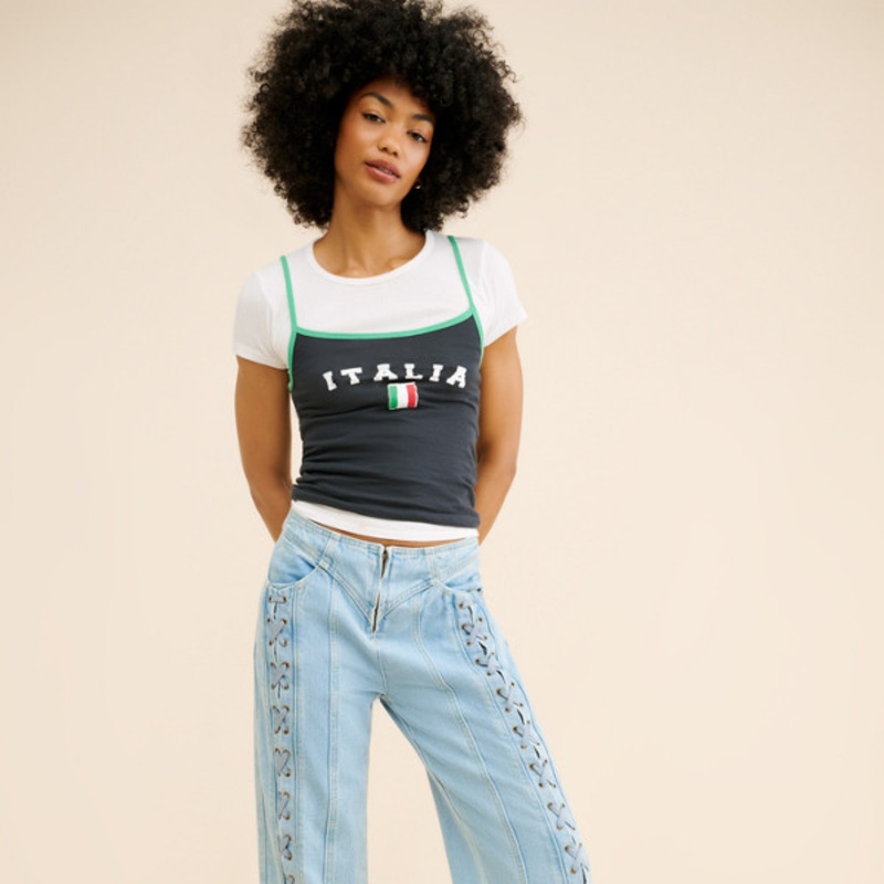 Daydream Tie Up Jeans