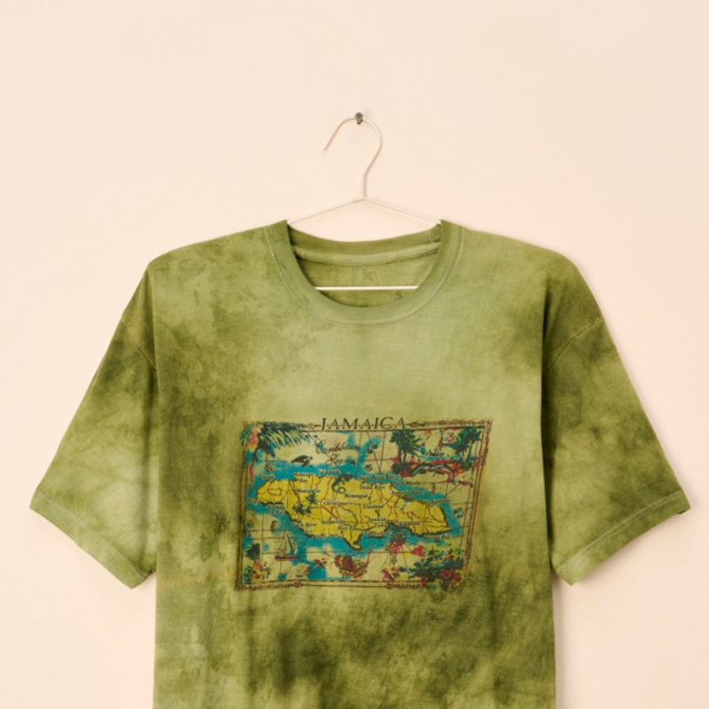 Vintage Jamaica Map Tee