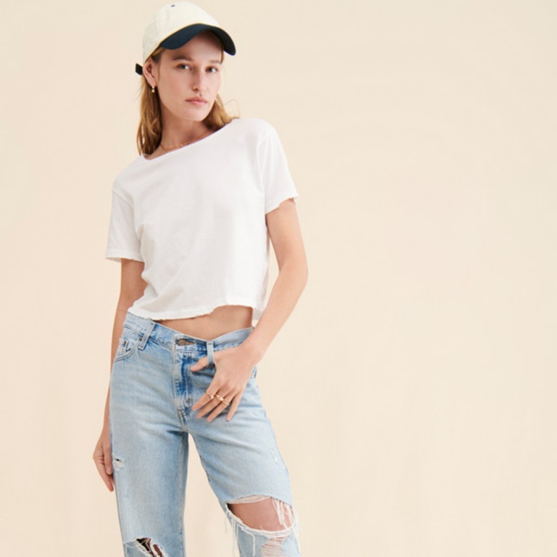 Baggy Distressed Dad Jeans