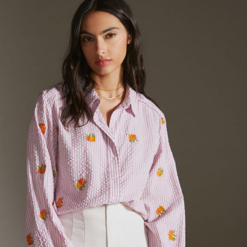 Embroidered Buttondown