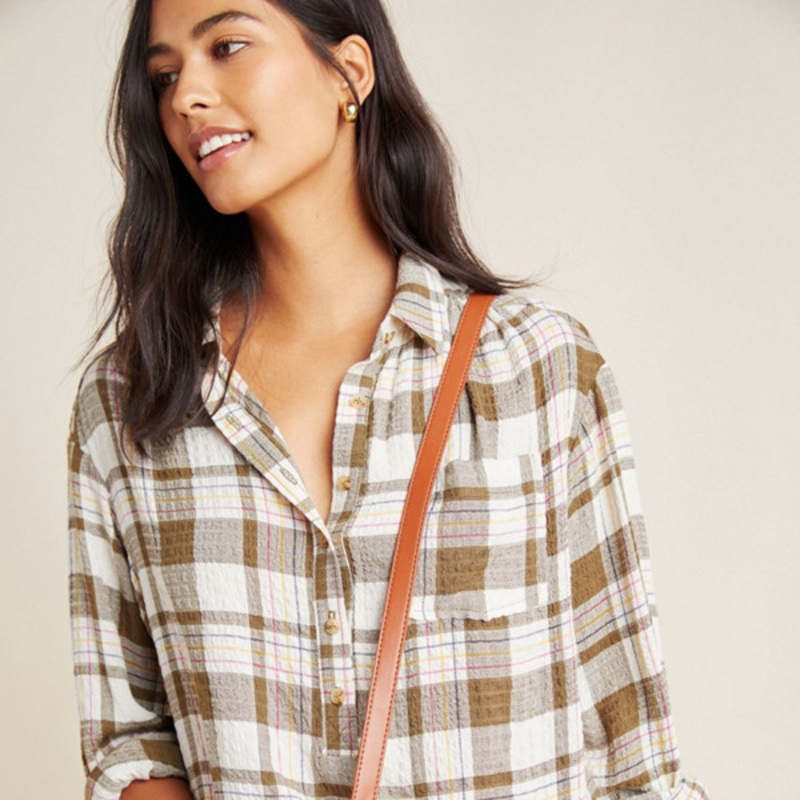 Isadora Button-Back Tunic