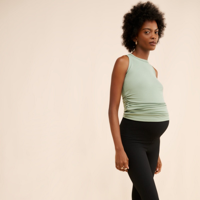 Maternity Ribbed Active Leggings
