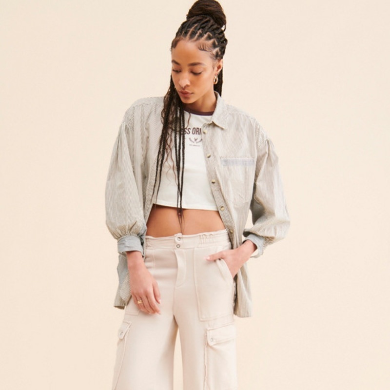 Utility Wide-Leg Pants