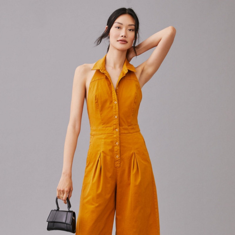 Wide Leg Picnic Jumpsuit