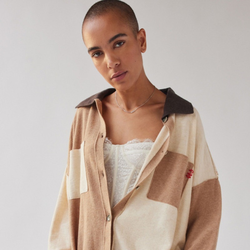 Alma Knit Shirt Jacket