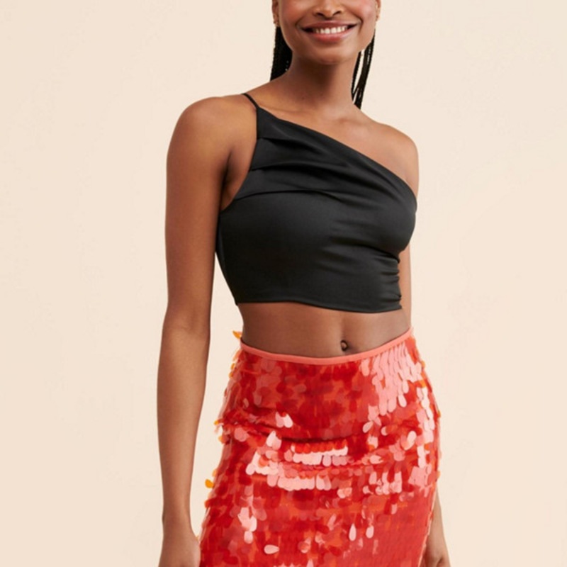 Sequined Midi Skirt