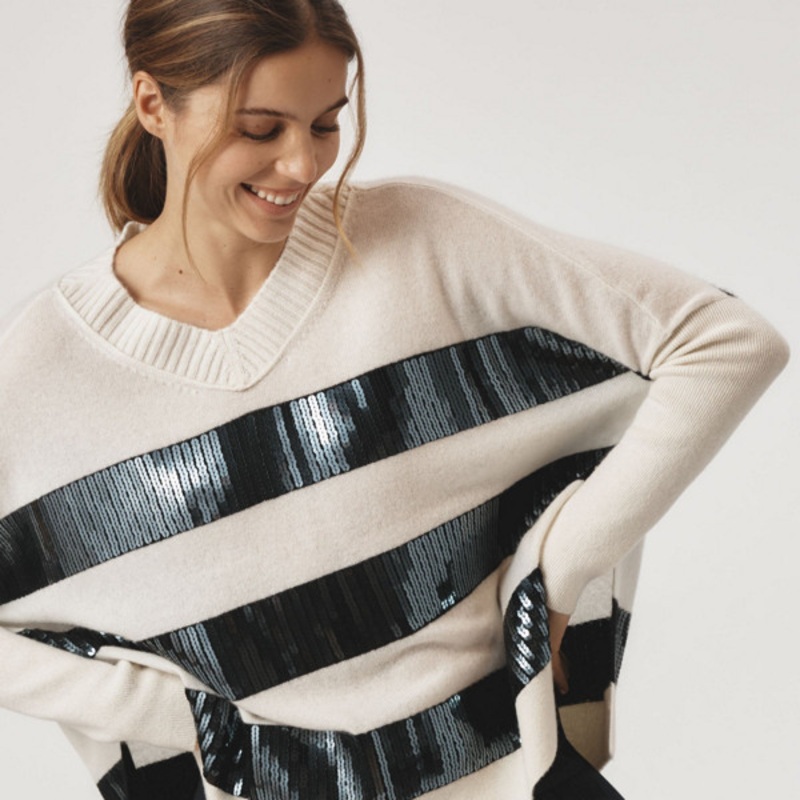 Cashmere Sequin Sweater