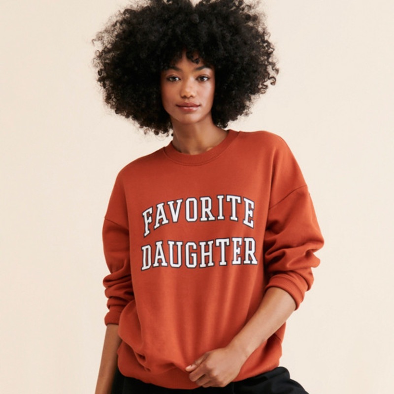 Collegiate Knit Sweatshirt